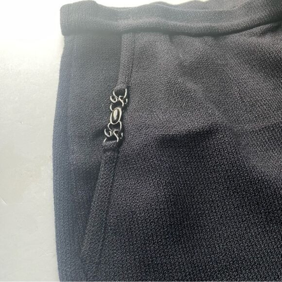 St. John knits evening Black pencil skirt, size 12. - Picture 8 of 10